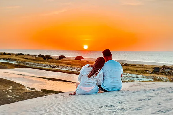 Passeios jericoacoara - por do sol na barrinha